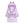 Load image into Gallery viewer, Heart Print Dressing Gown - Lilac