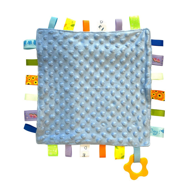 Blue/Pink Personalised Baby Comforter
