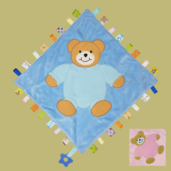 Large Taggie Comforter With Teething Ring