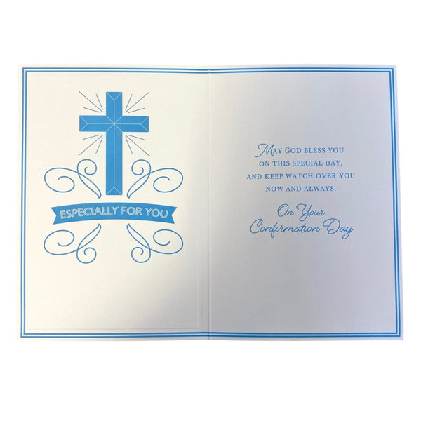 Boys Confirmation Card - Inside