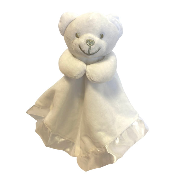 Personalised Child's Velour Comforter / Teddy - With Satin Trim