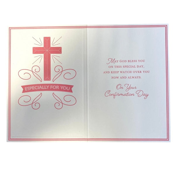 Girls Confirmation Card - Inside