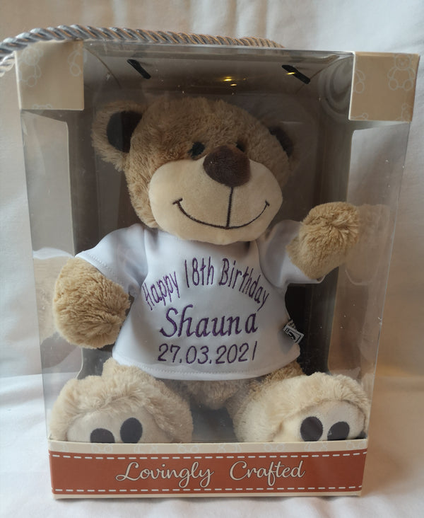 Personalised Medium Teddy Bears - Super Soft Personalised Teddies