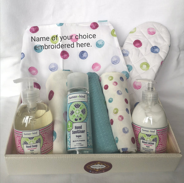 Personalised Kitchen Pamper Hamper Set