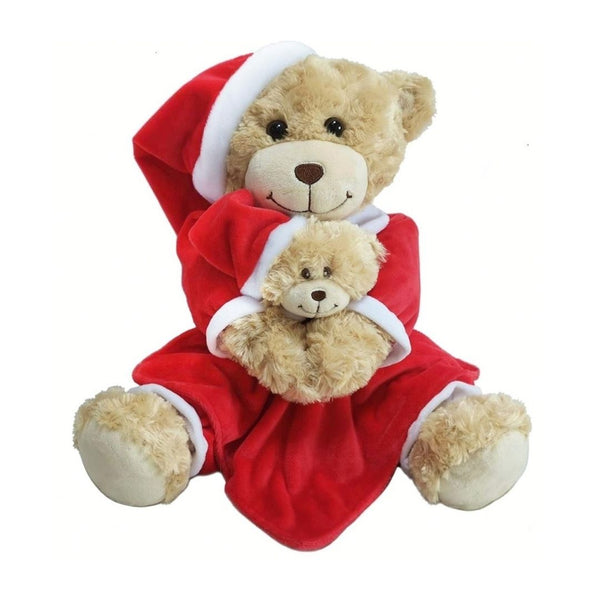 My 1st Christmas Bedtime Bear With Soft Velour Comforter