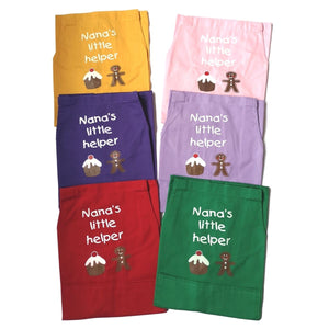 Personalised Aprons With Childs Name