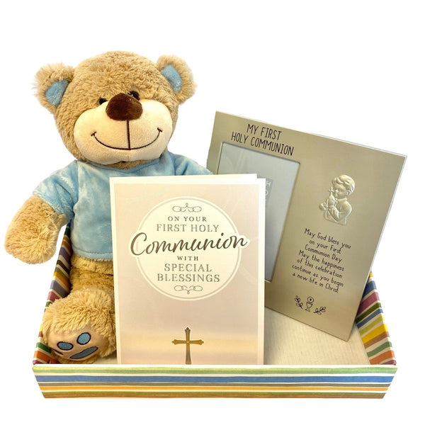 Personalised Communion Hamper - Blue