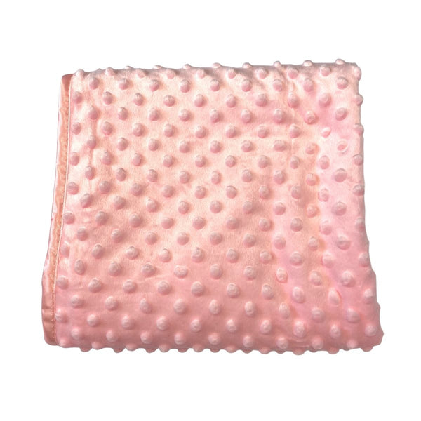 Personalised Dimple Super Soft Blanket - Pink