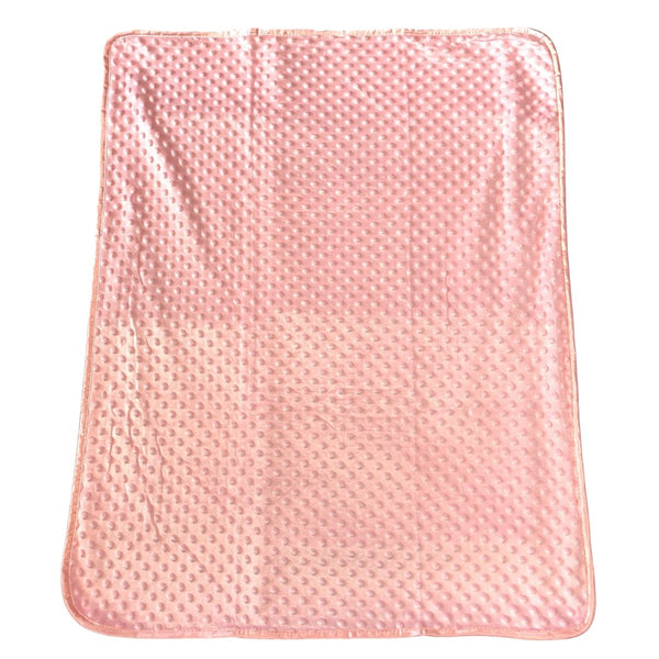 Personalised Dimple Super Soft Blanket - Pink