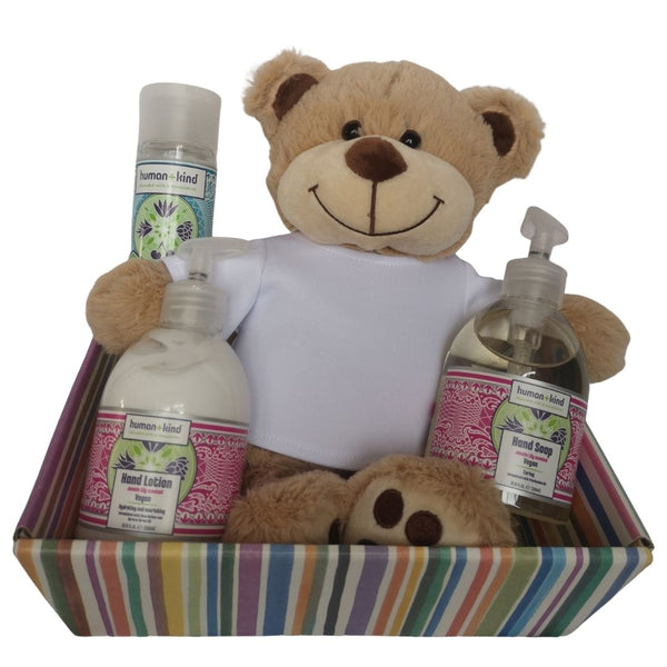 Personalised Occasion Bear Hand Care Gift Hamper
