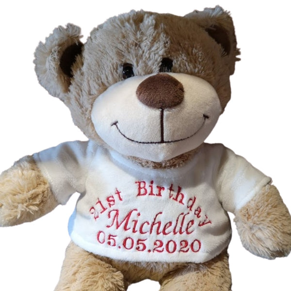 Personalised Teddy - Happy Birthday