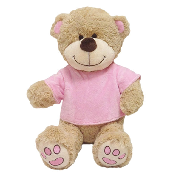 Personalised Teddy Bear - Pink T-Shirt