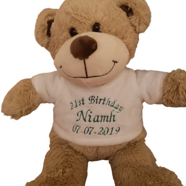 Personalised Teddy Neutral - Stitched Up Gifts